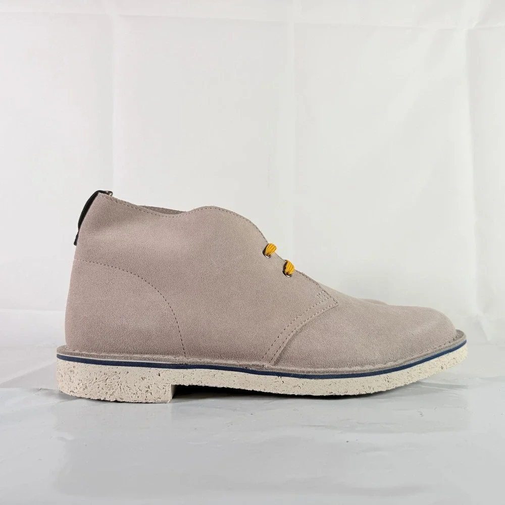 Clarks‎ Bushacre 3 Men's Stone Suede Chukka Desert Boots Size 11 M